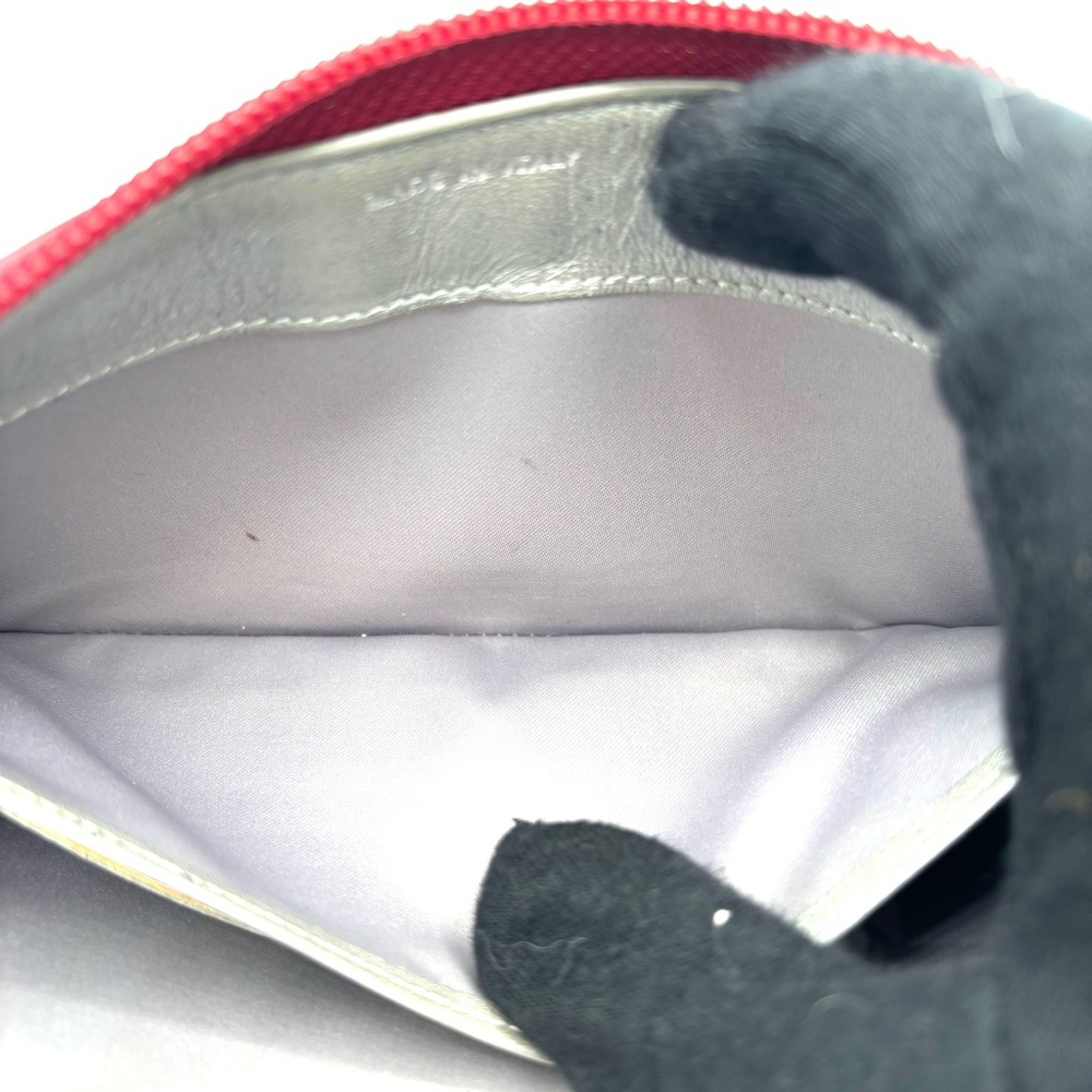 Chanel Red Camelia Zip Around Leather Wallet - Picture 5 of 10
